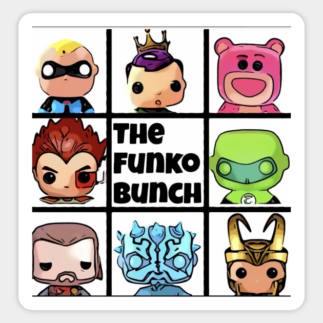 The Funko Bunch Sticker by Kickinittt